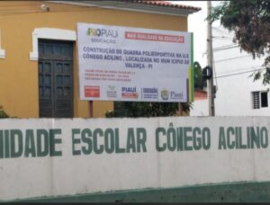 Valença do Piauí: Escola Cônego Acilino ganhará quadra poliesportiva
